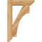 Ekena Millwork Westlake Slat Rough Sawn Bracket w/ Offset Brace, Western Red Cedar, 6"W x 22"D x 34"H BKT0604X22X34WTL06RWR - alternate 2